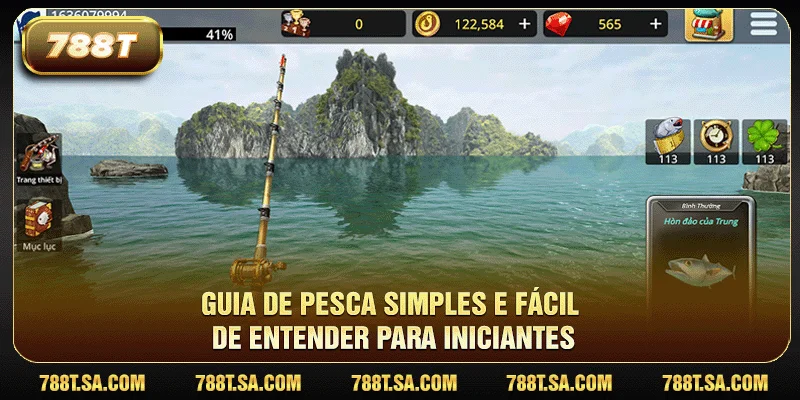 Guia de pesca simples e fácil de entender para iniciantes
