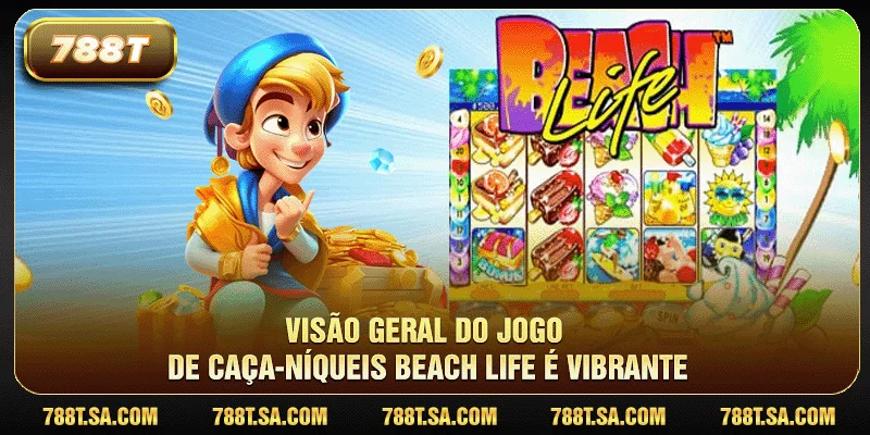 Visão geral do jogo de caça-níqueis Beach Life é vibrante